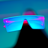Bryce: Oasis Turquoise/Neon pink/ blue lens
