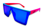 Bryce: Oasis Turquoise/Neon pink/ blue lens
